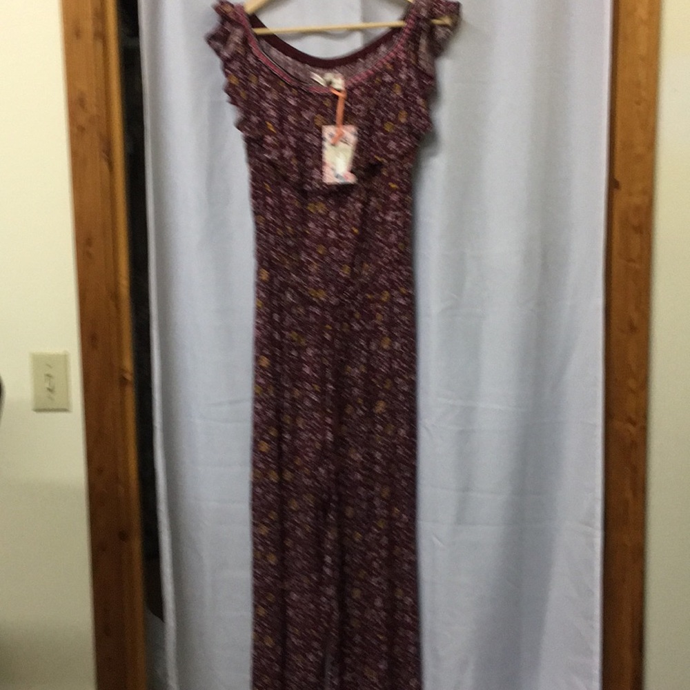 Chelsea & Violet Purple Floral Jumpsuit